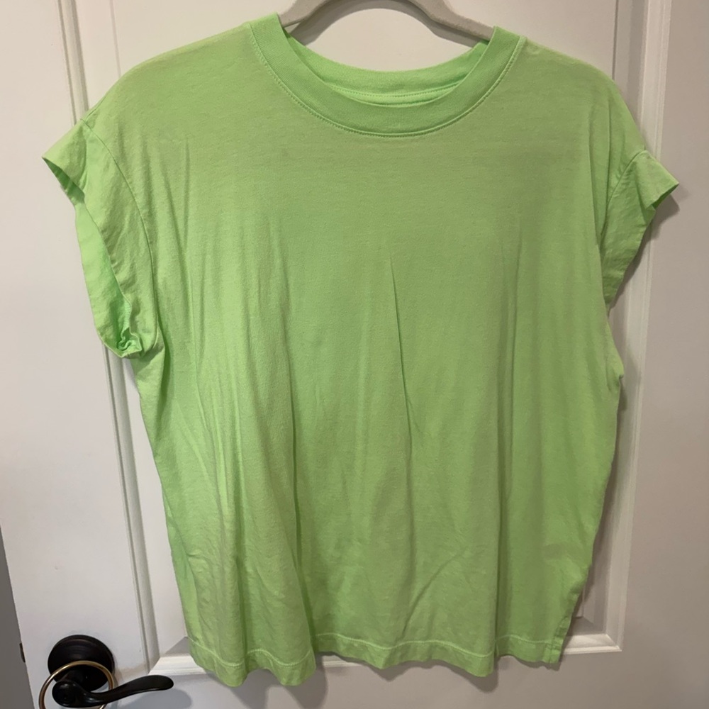Target Light Green Women's Short Sleeve Tee